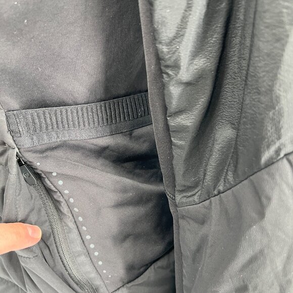 Lululemon Down For It All 700 Down Fill Hooded Running Jacket Black Size 8 - Picture 13 of 16